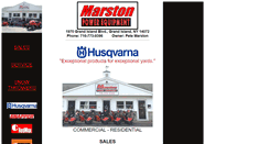 Desktop Screenshot of marstonpowerequipment.com